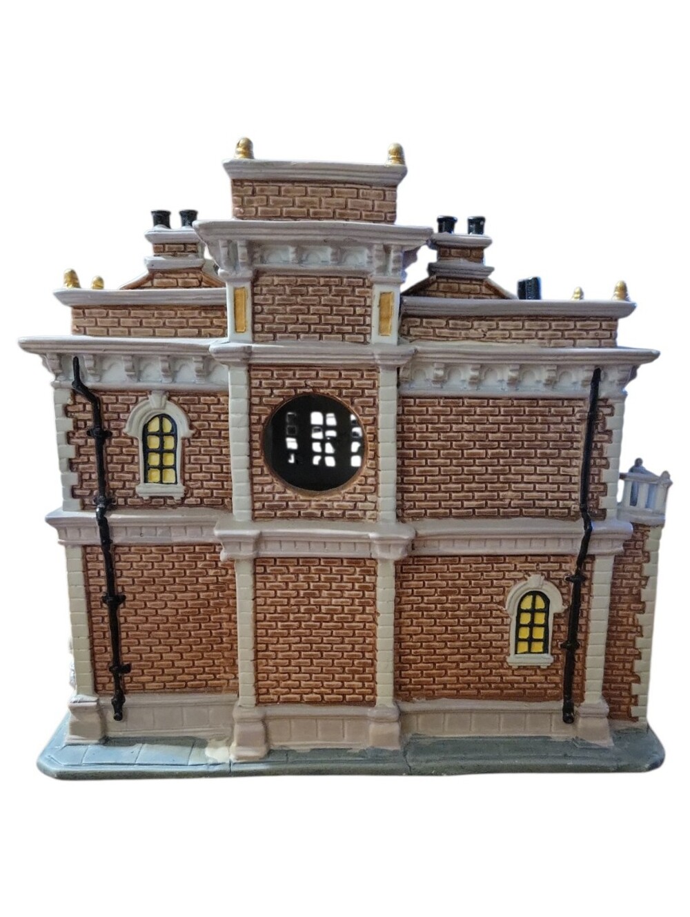 LEMAX Christmas Village Plymouth Corners 3rd Precinct Police Station House 25759 - Picture 3 of 9